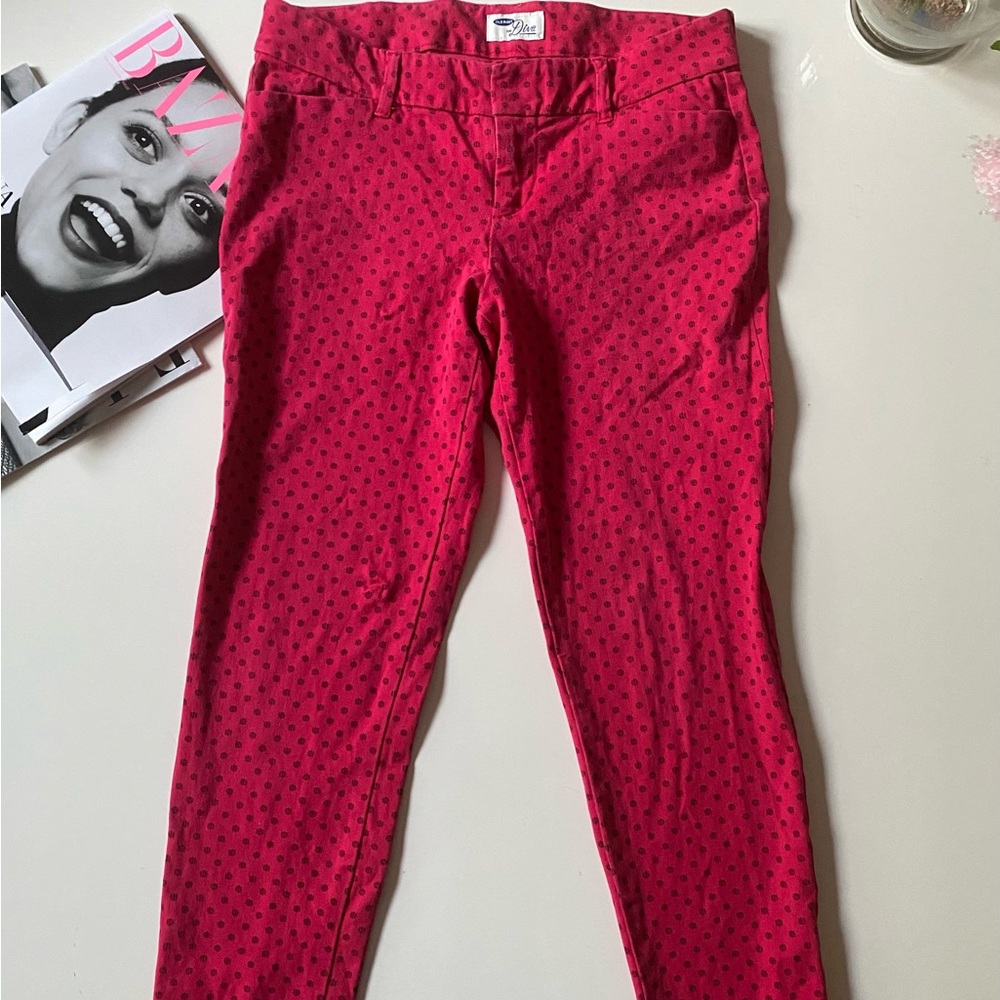 Pink Polka Dot Pants